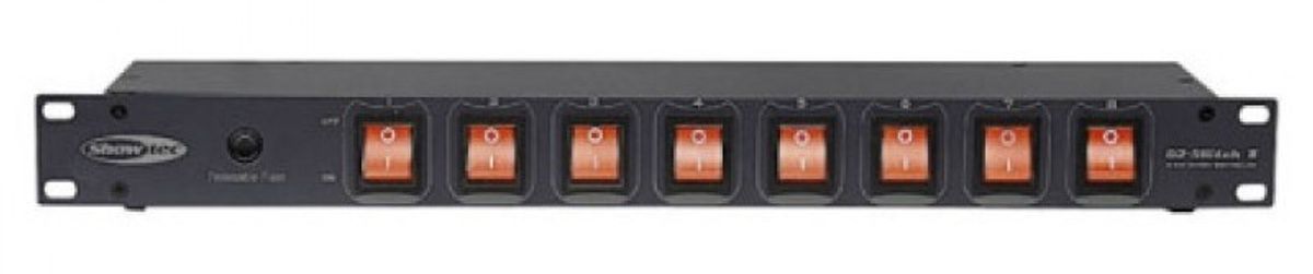 Showtec DJ-Switch 8 - Tænd/Sluk panel - 19"/1Unit