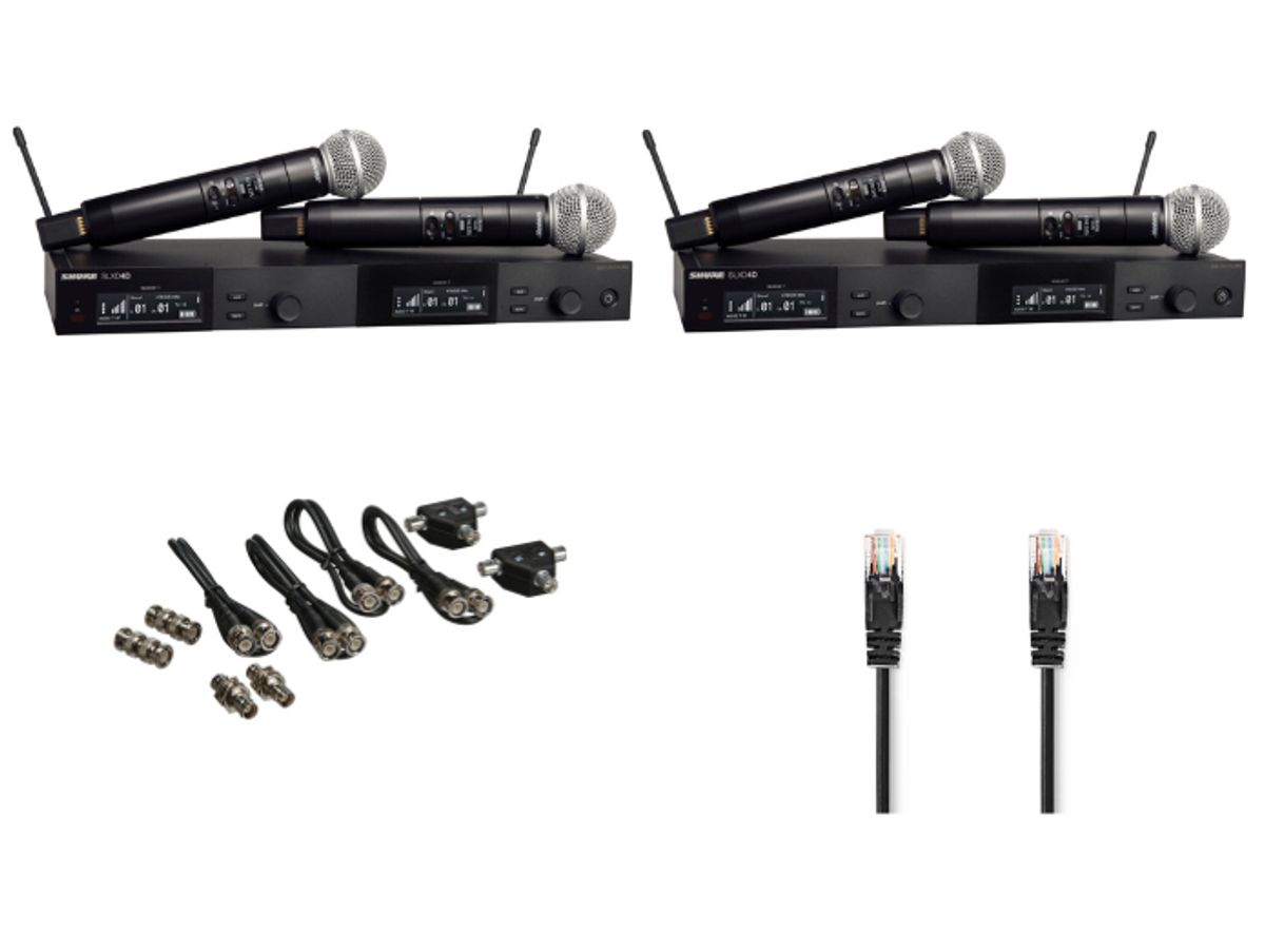 Shure SLXD SM58 Trådløst System (4 kanaler, J53)