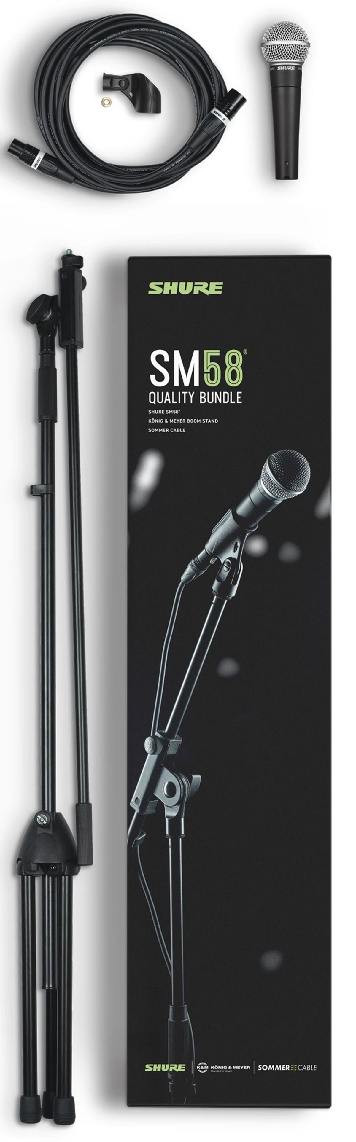 Shure SM58 Quality Bundle mikrofonsæt