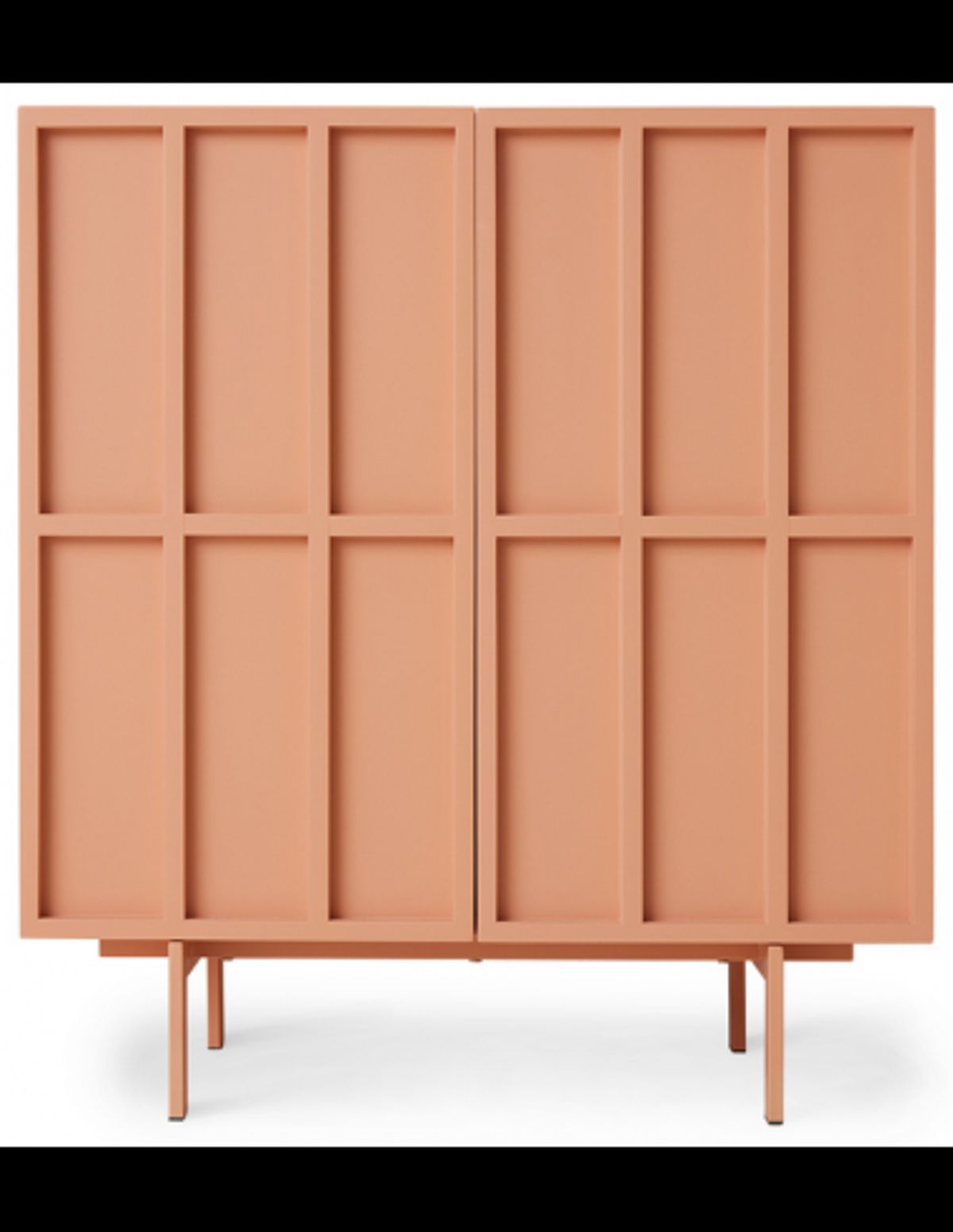 Sideboard i MDF og metal H89 x B80 cm - Blush