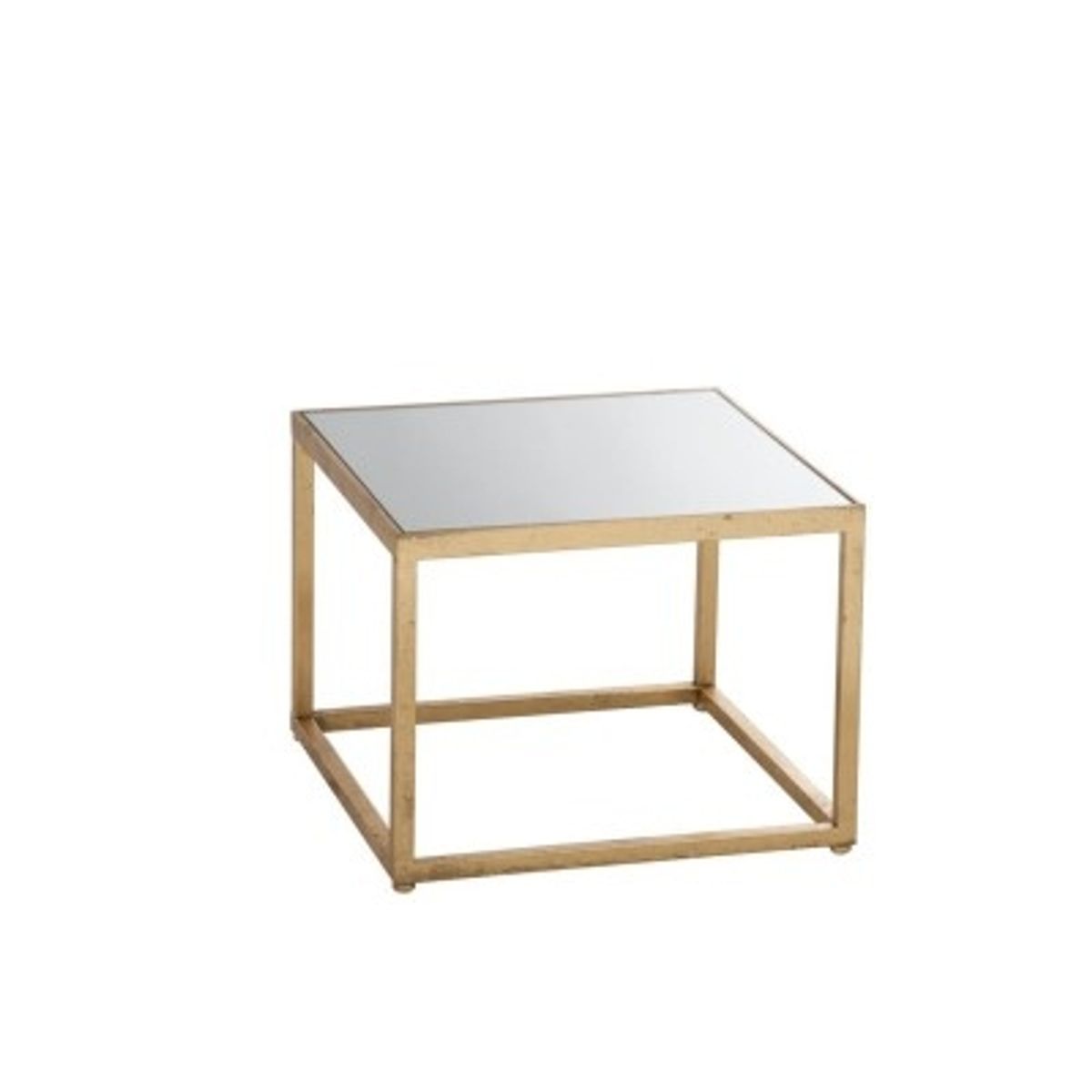 SIDETABLE SQ MET/GL GOLD