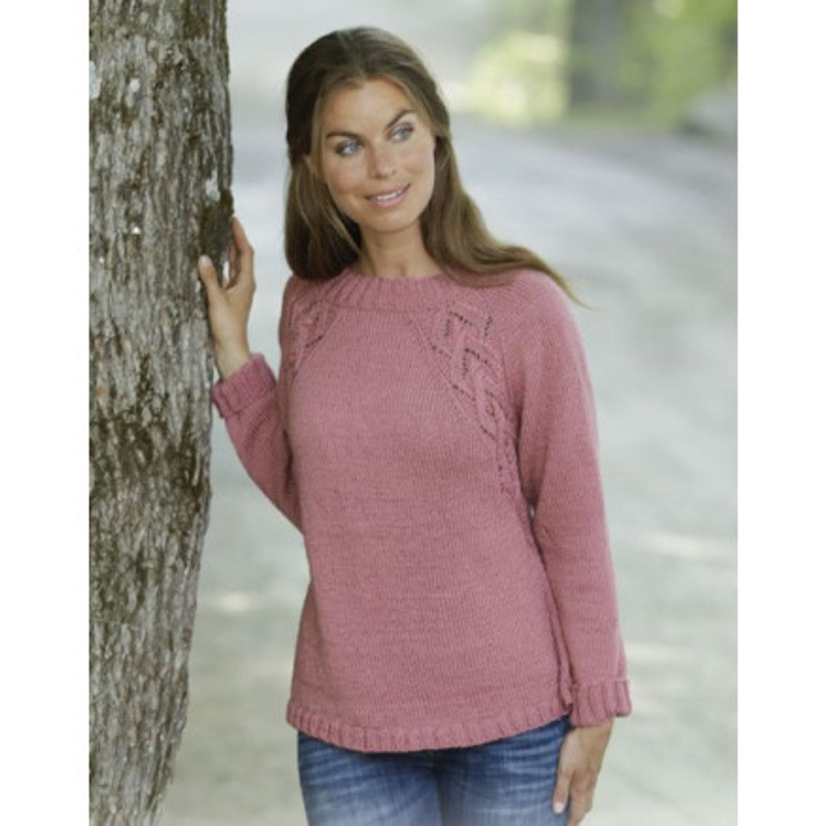 Sienna by DROPS Design - Bluse Strikkeopskrift str. S - XXXL - Large