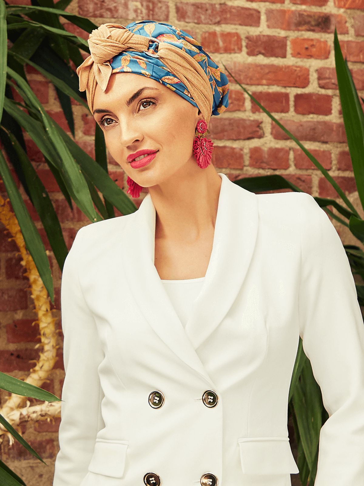 Sienna Turban Set | Blue Toffee Garden