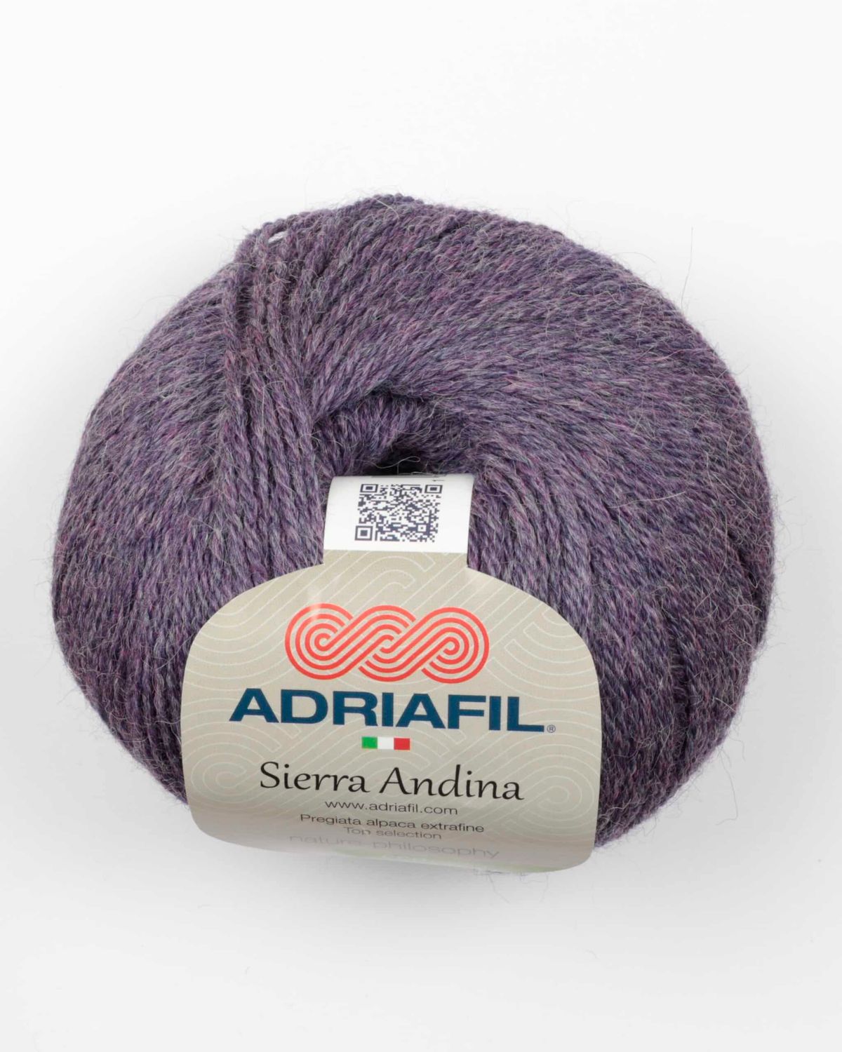 Sierra Andina fra Adriafil i flere farver - 20 Meleret lavendel - 100% Alpaka