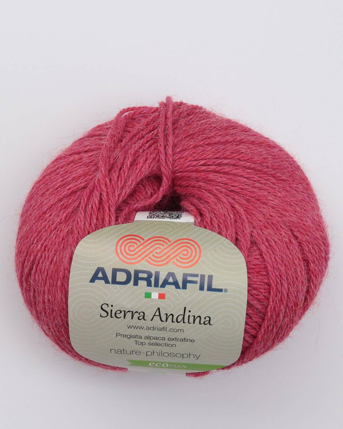 Sierra Andina fra Adriafil i flere farver - 28 Støvet cerise - 100% Alpaka