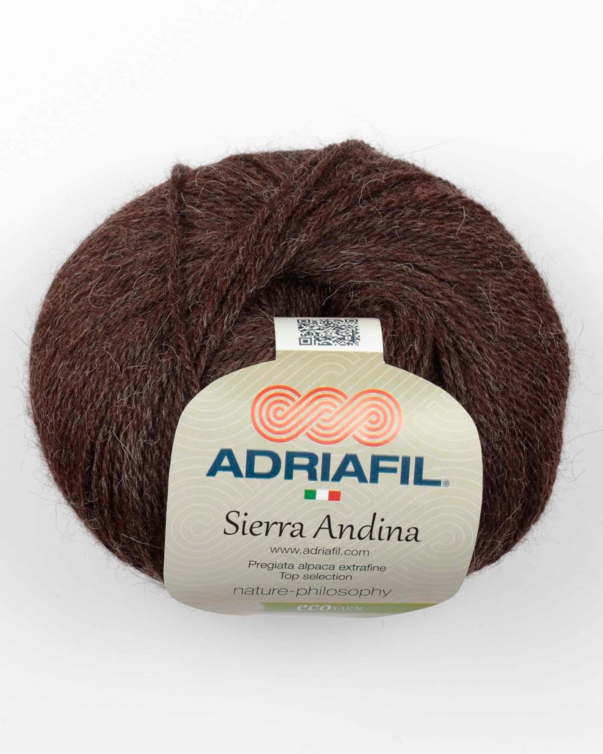 Sierra Andina fra Adriafil i flere farver - 86 Brun - 100% Alpaka