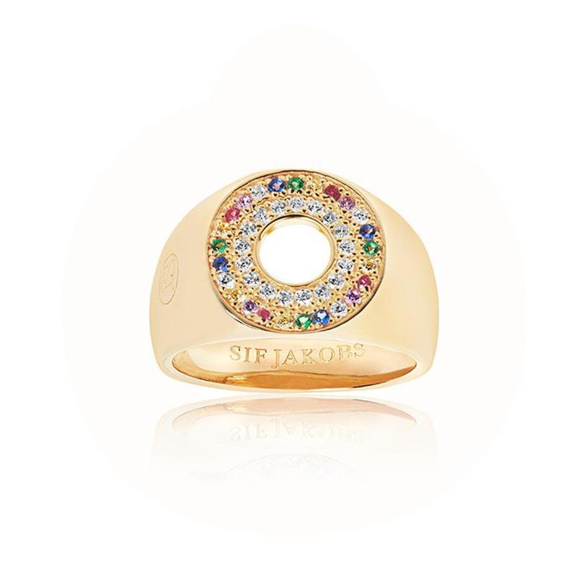 Sif Jakobs - Valiano Signet Ring R1048-XCZ(YG)