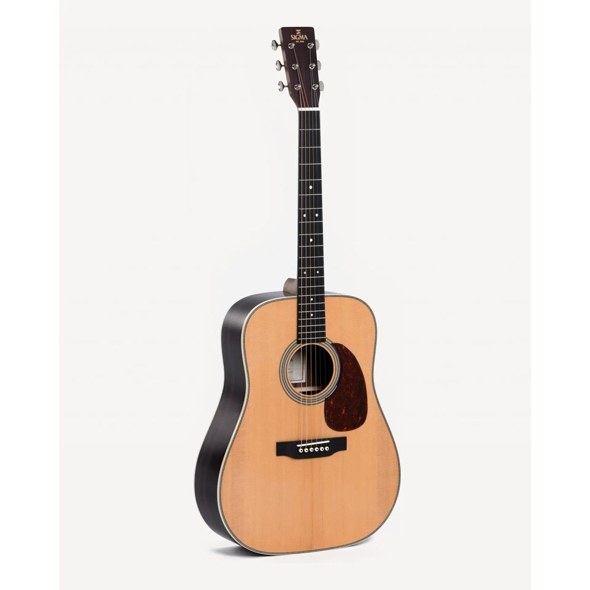 Sigma DT-28H Westernguitar med Softshell Case