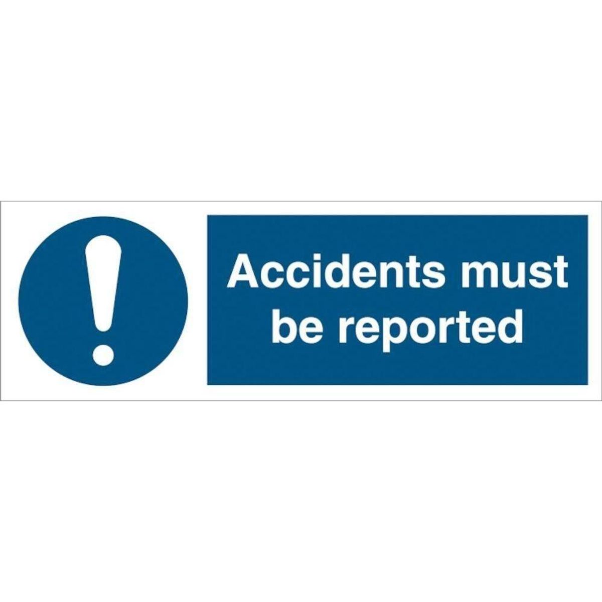 Sign IMO Accidents must be reported 106210