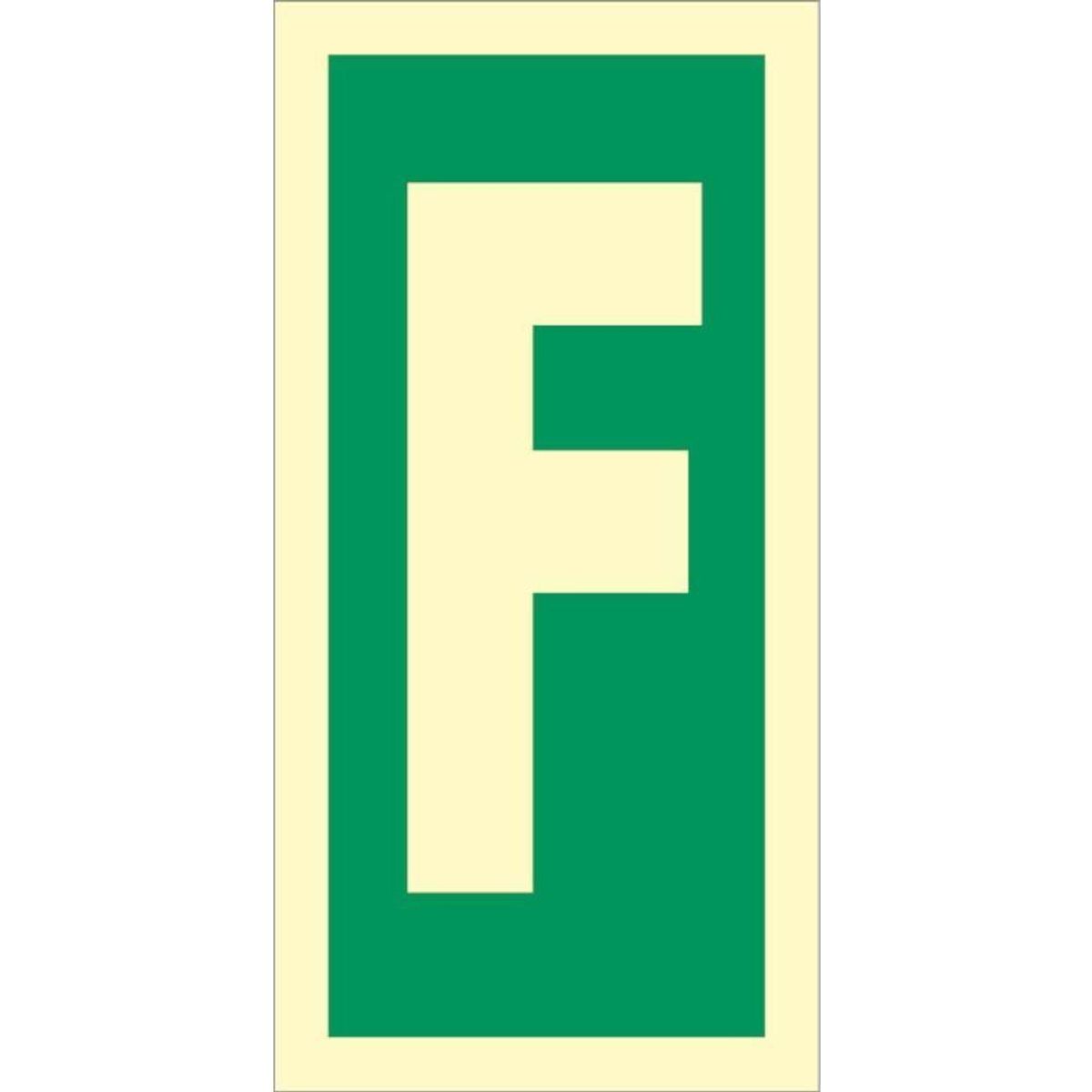 Sign IMO Character F 100080