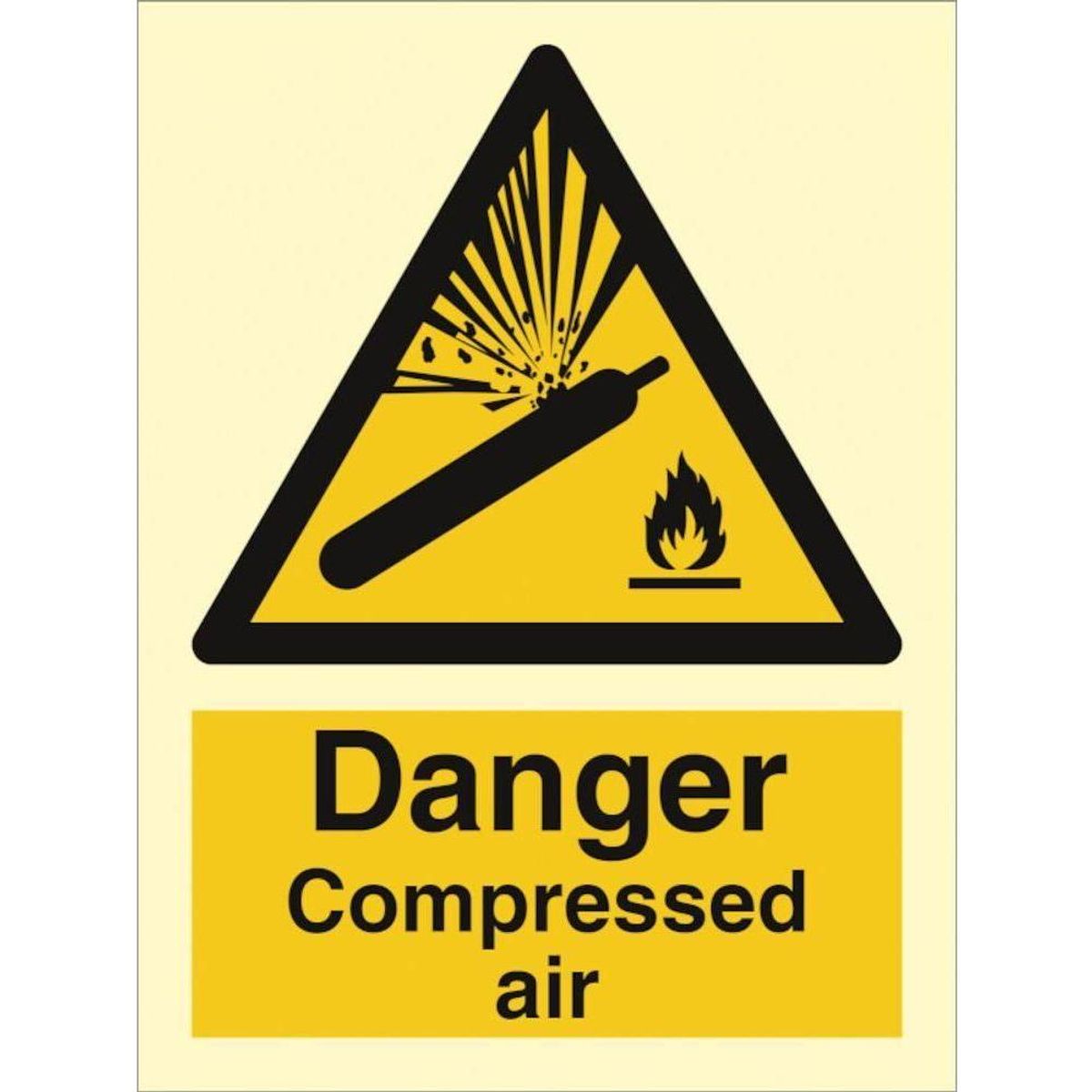 Sign IMO Danger compressed air 107011