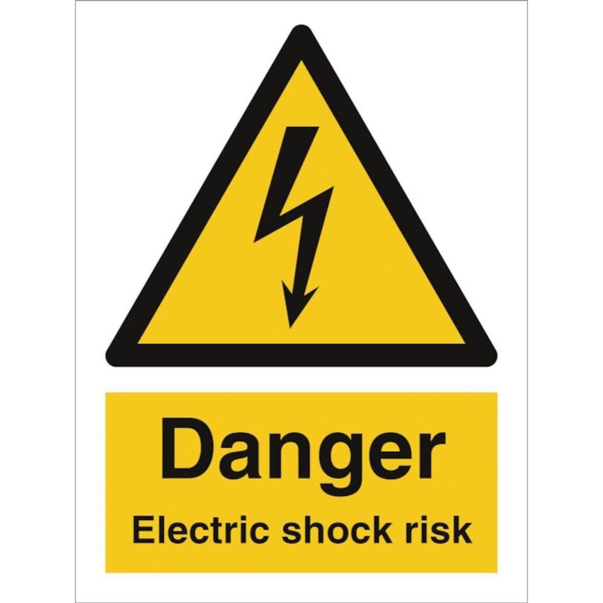 Sign IMO Danger Electric shock risk 107031