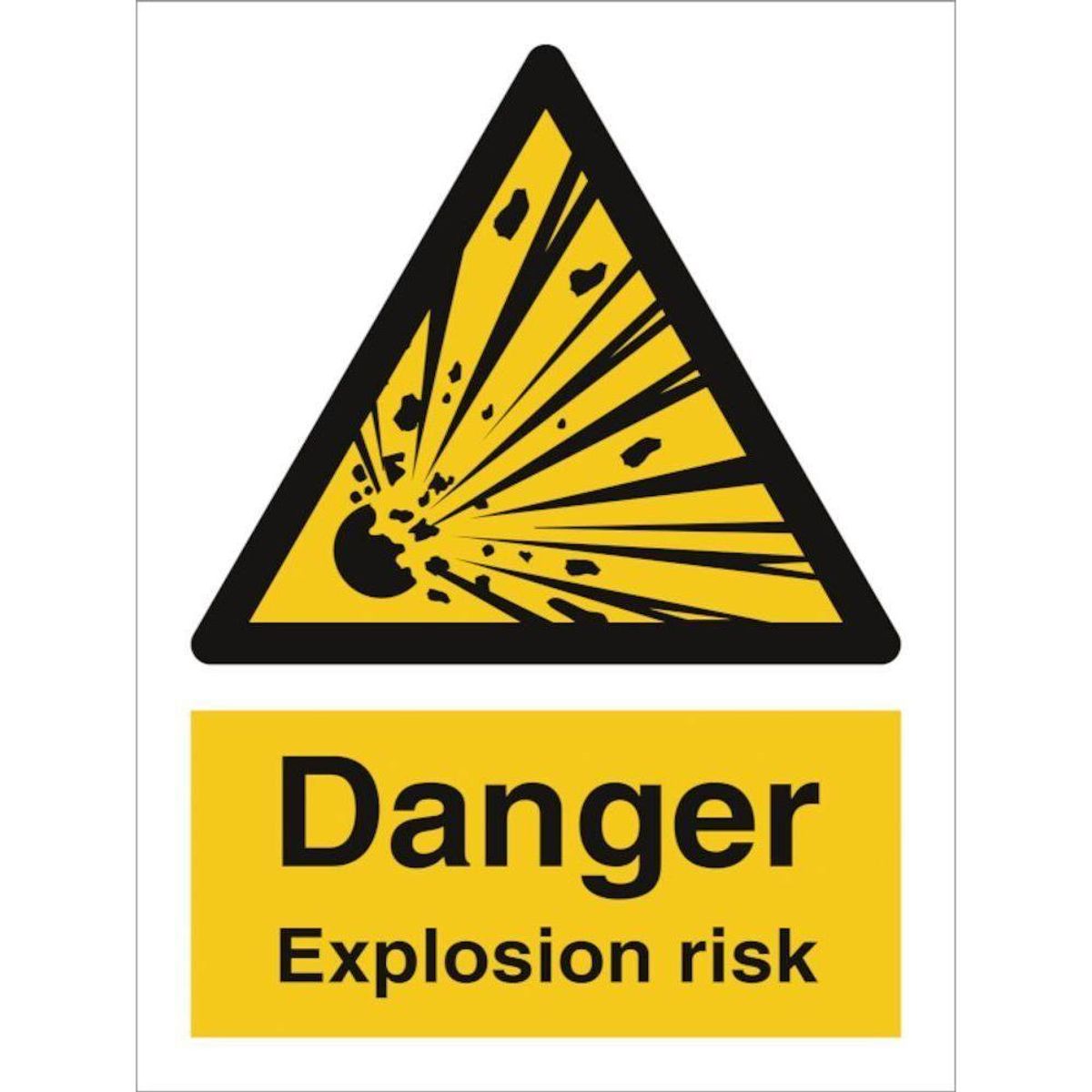 Sign IMO Danger Explosion risk 107001