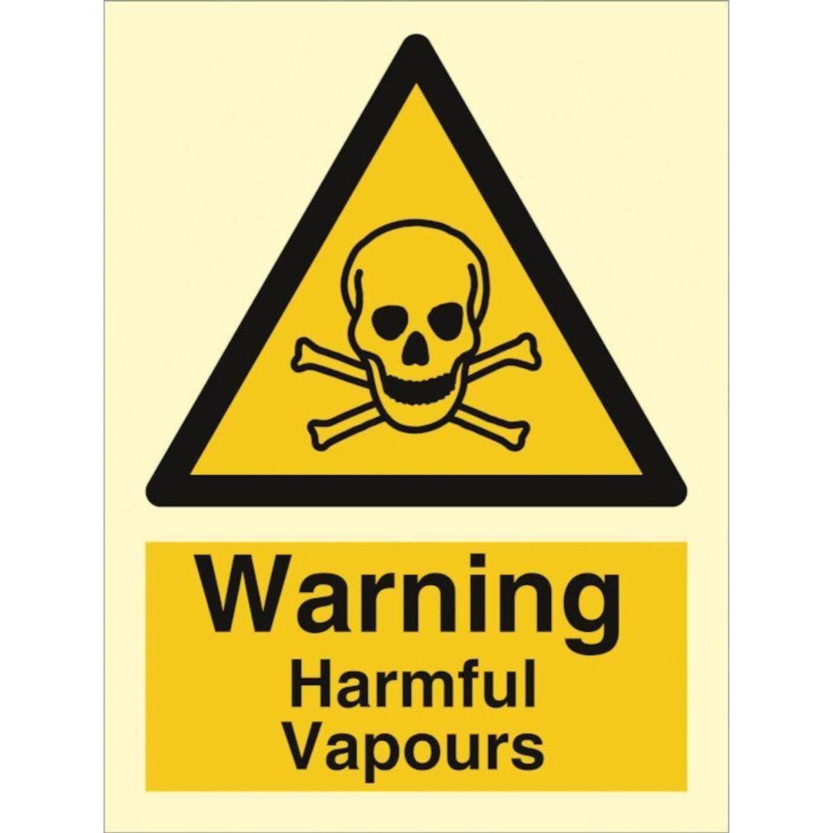 Sign IMO Danger Harmful vapours 107087