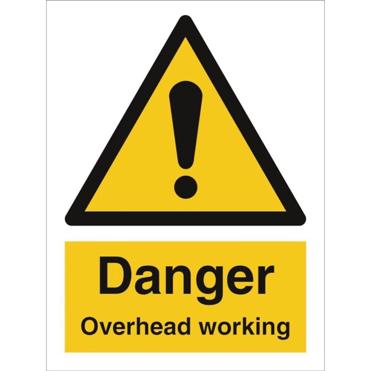 Sign IMO Danger Overhead working 107121