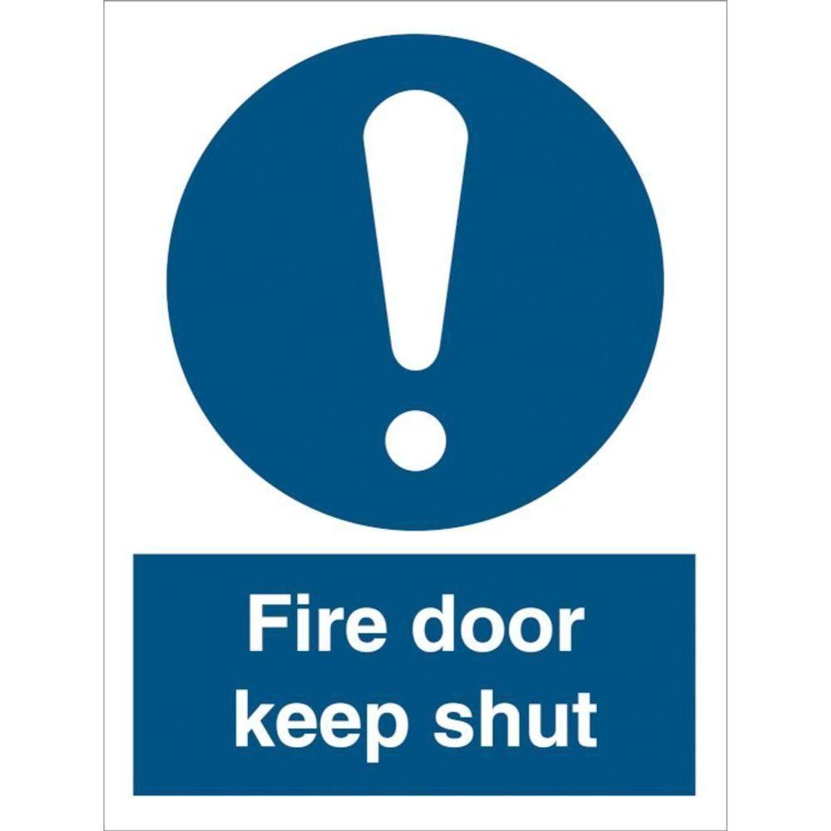 Sign IMO Fire door keep shut 106043