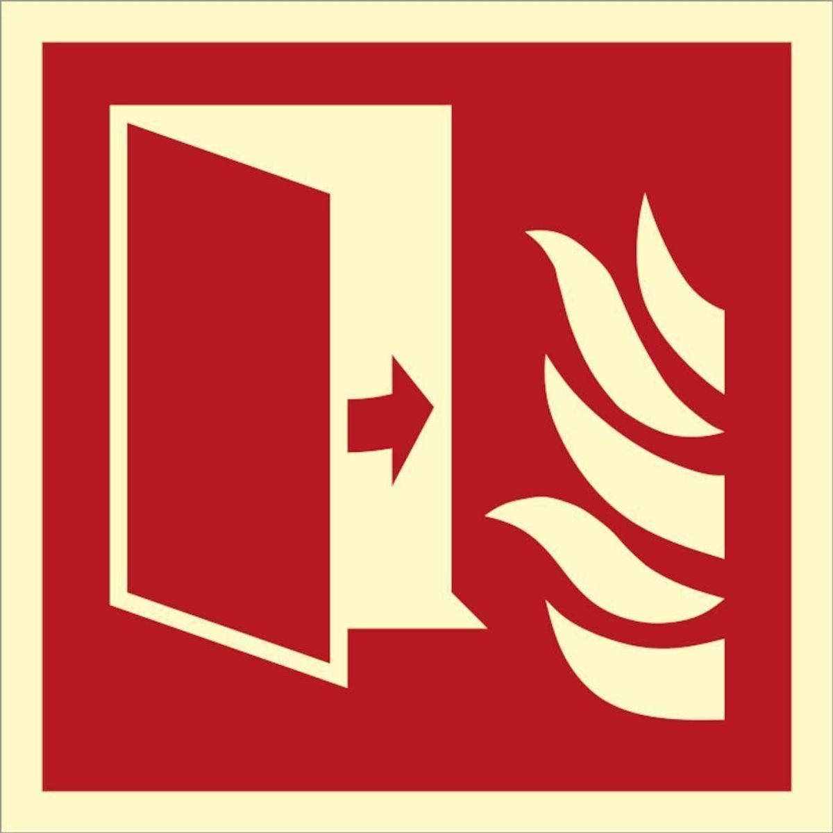 Sign IMO Fire protection door 105121