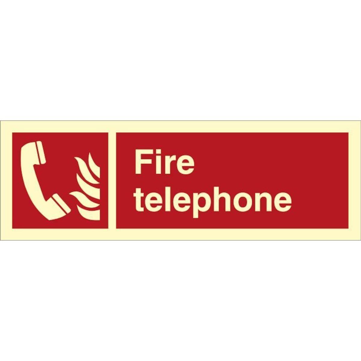 Sign IMO Fire telephone 105065