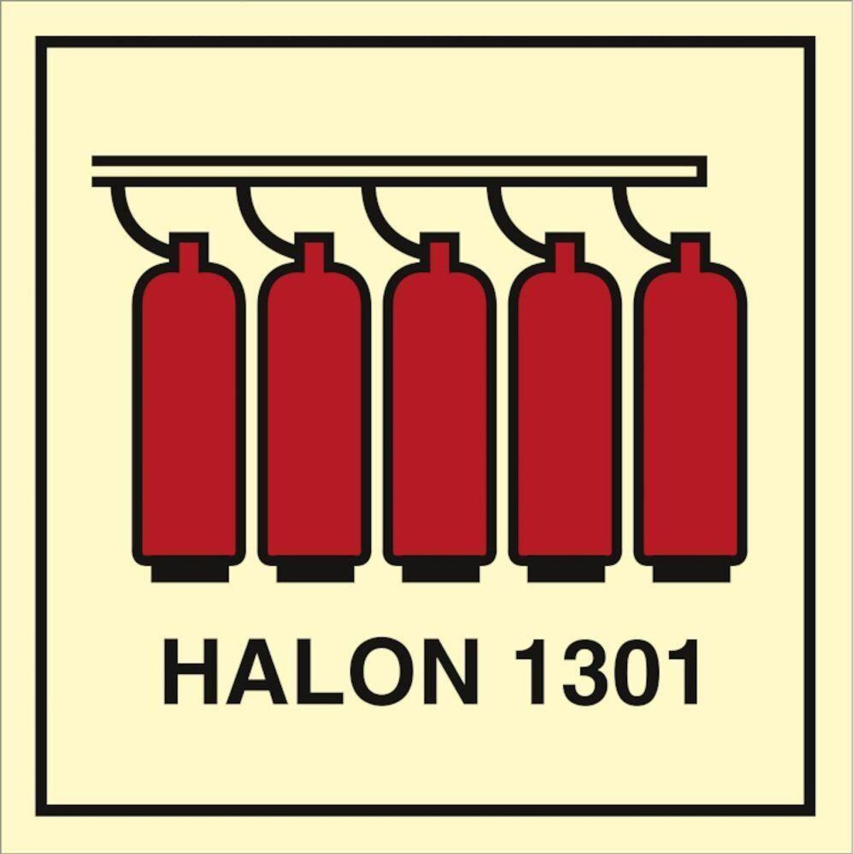 Sign IMO Halon 1301 Battery 10410