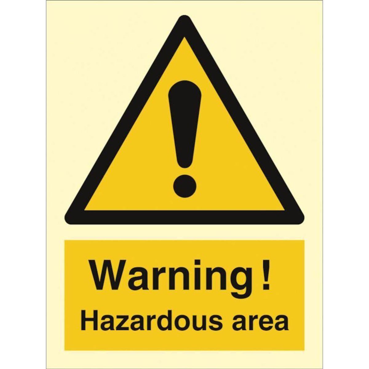 Sign IMO Hazardous area 107005