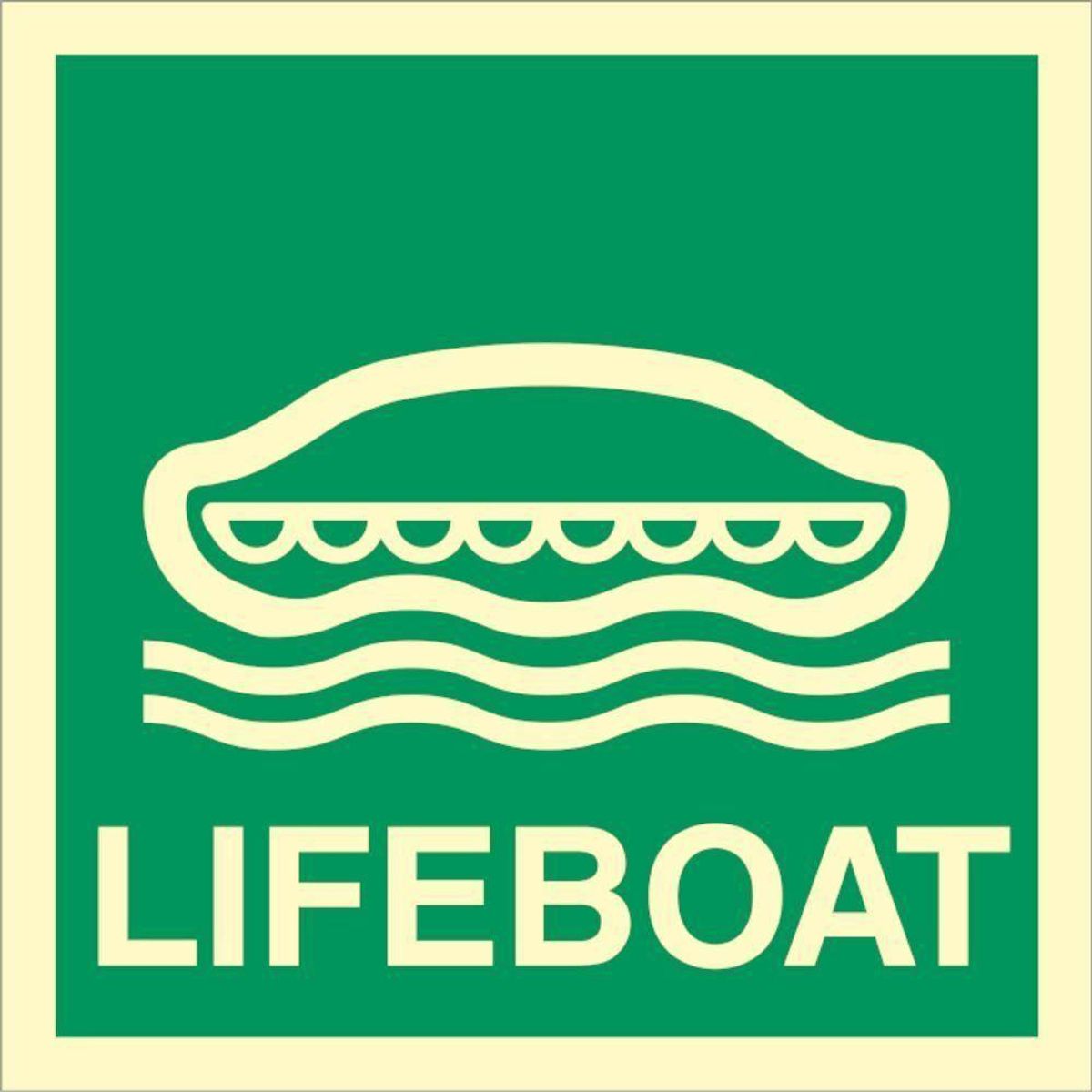 Sign IMO Lifeboat