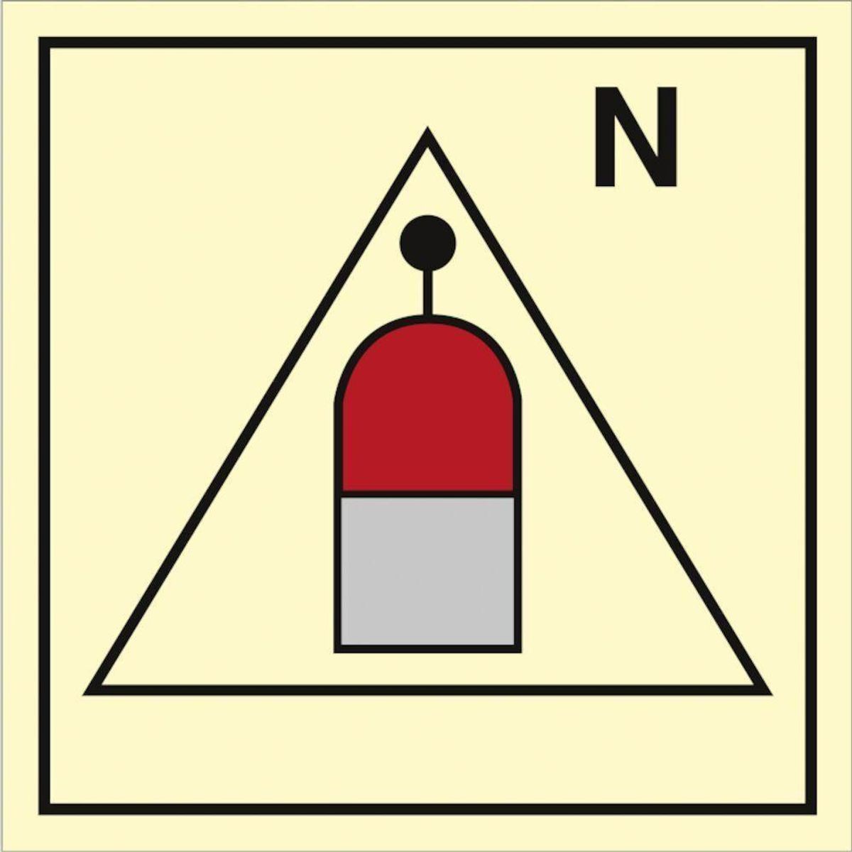 Sign IMO Remote release station for Nitrogen