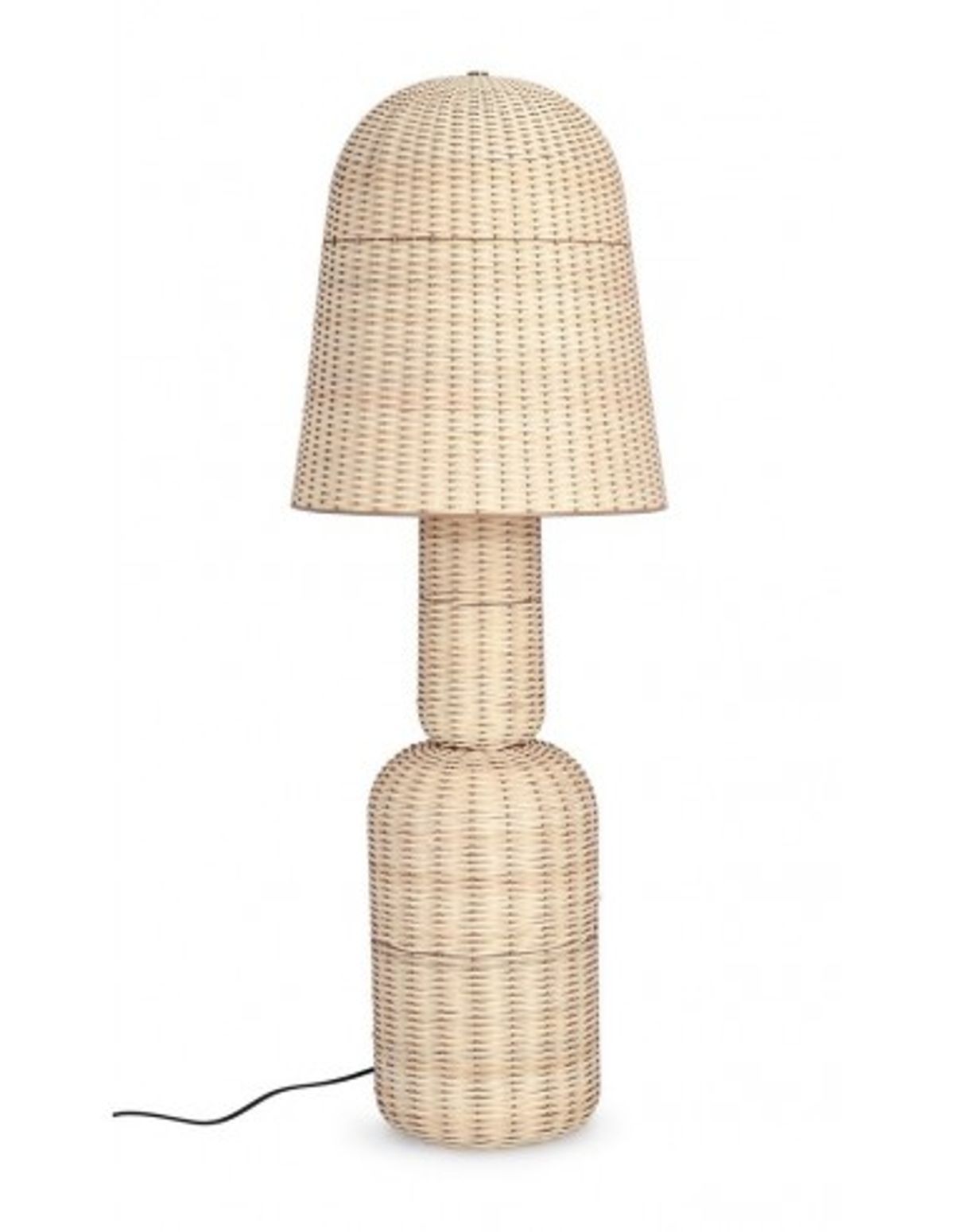 Sikkim Gulvlampe i rattan 1 x E27 H128 cm - Natur