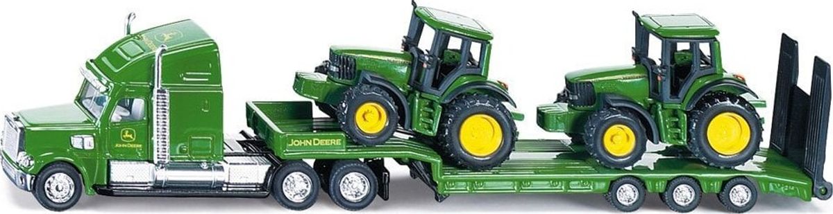 Siku 1837 - Truck Med 2 John Deere Traktorer