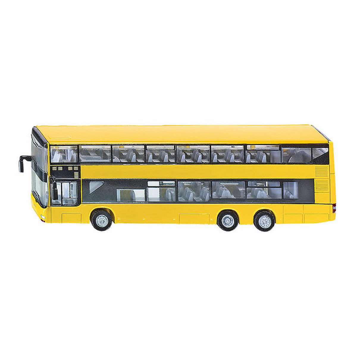 Siku Bus - 1:87 - Man Double Decker City Bus - Gul