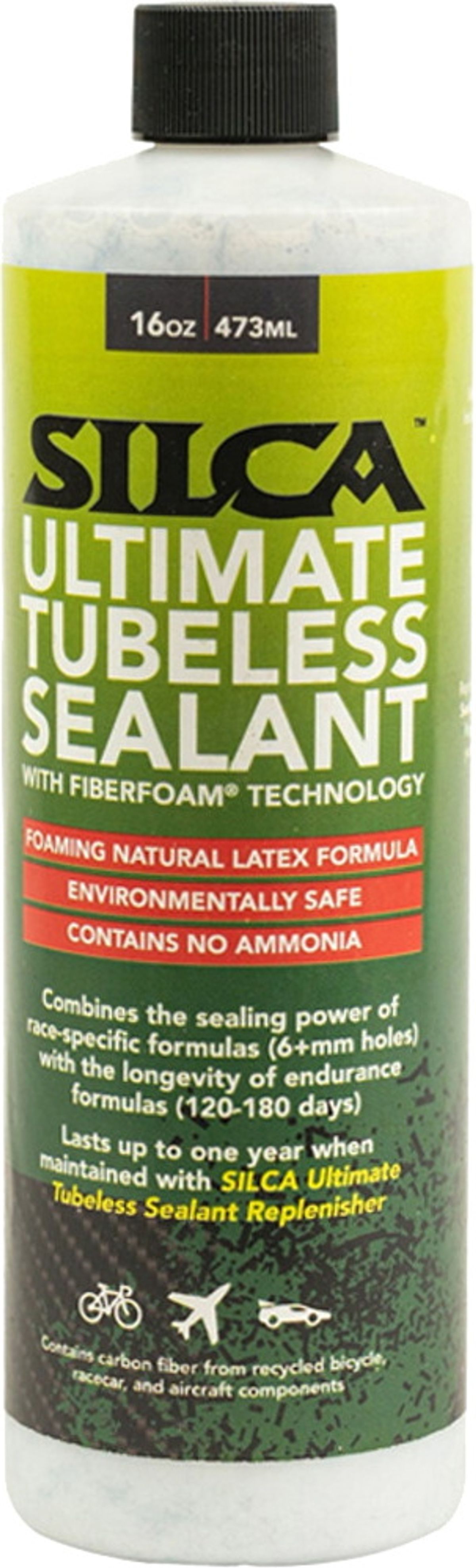 Silca Ultimate Tubeless Sealant m. Fiberfoam 475ml