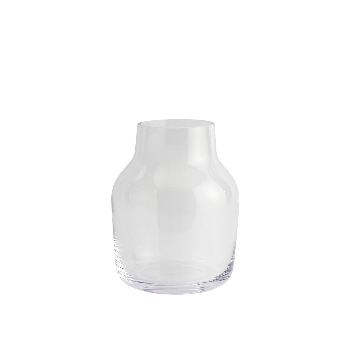 Silent Vase, Ø 15 cm fra Muuto (Clear)