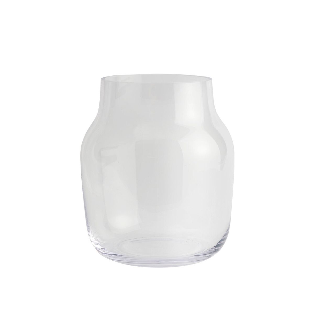 Silent Vase, Ø 20 cm fra Muuto (Clear)