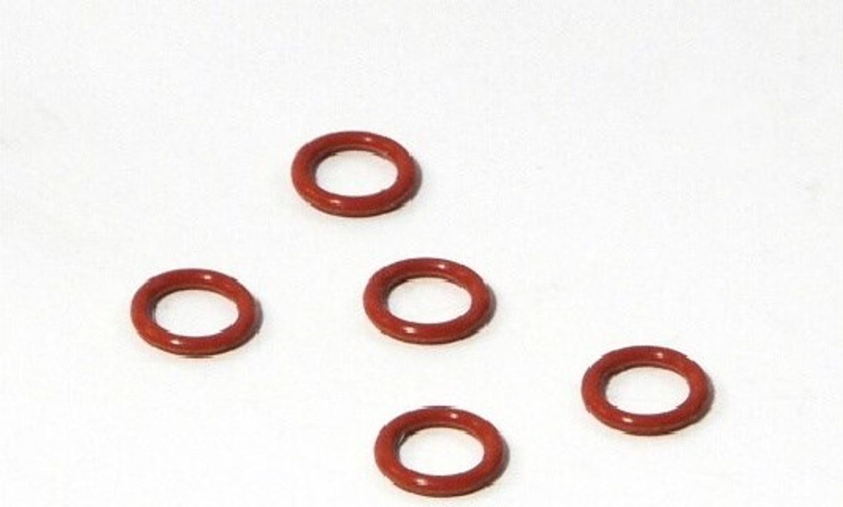 Silicone O Ring Ss-045 4.5 X 6.6mm (red)(5pcs) - Hp6823 - Hpi Racing