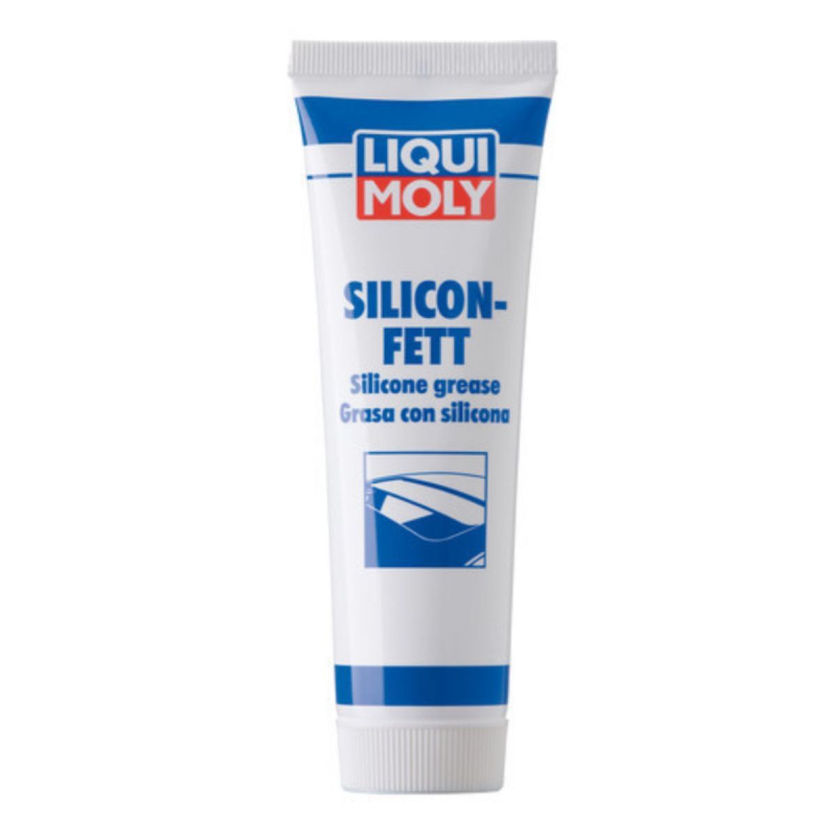 Silikone fedt til bilens gummi-lister samt pleje af kunststof & gummi, 100g fra Liqui Moly