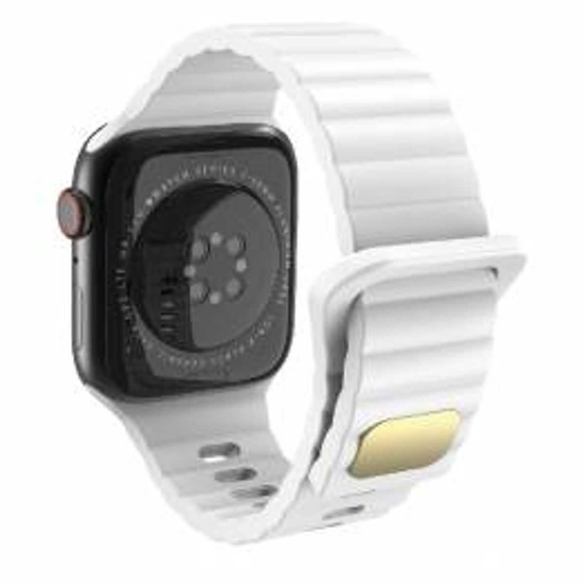 Silikone rem til Apple Watch 38/40/41/42mm - Hvid