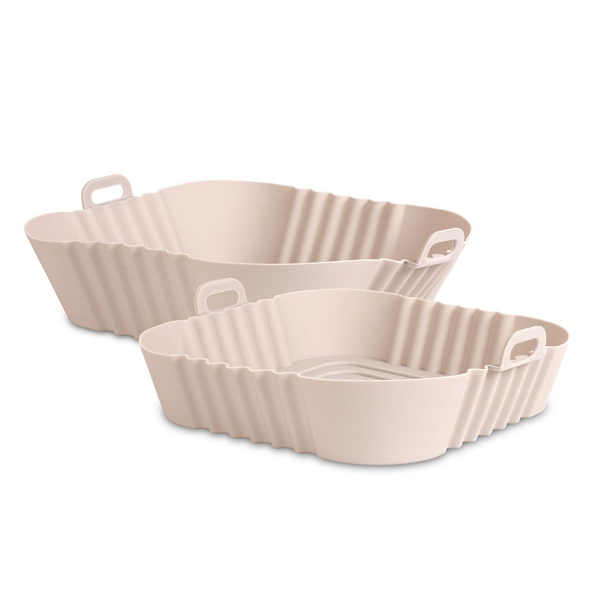 Silikoneforme til airfryer / Ovn 18x18 cm / 21x21 cm - Sæt med 2 stk.