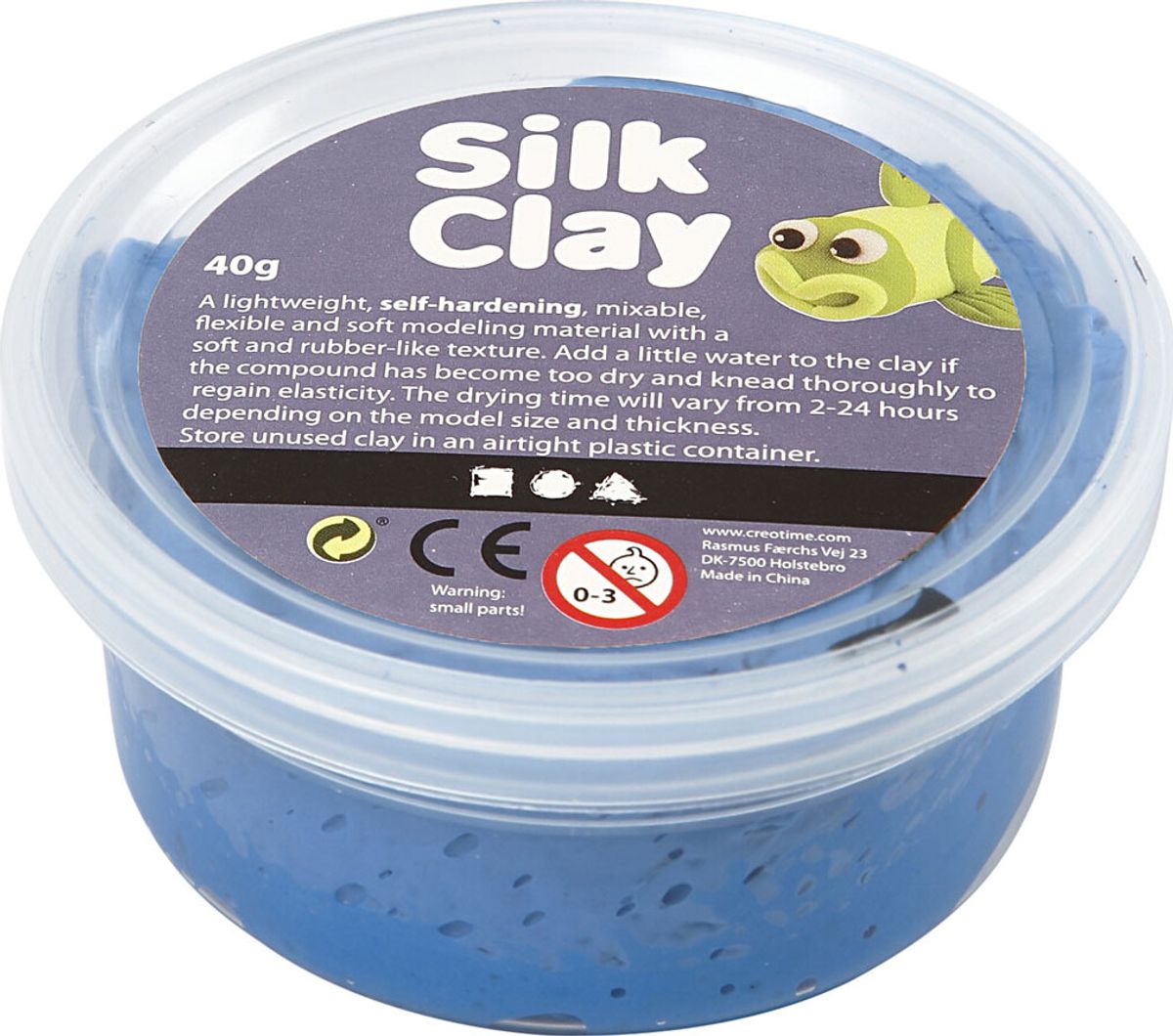 Silk Clay - Blå - Modellervoks - 40 G