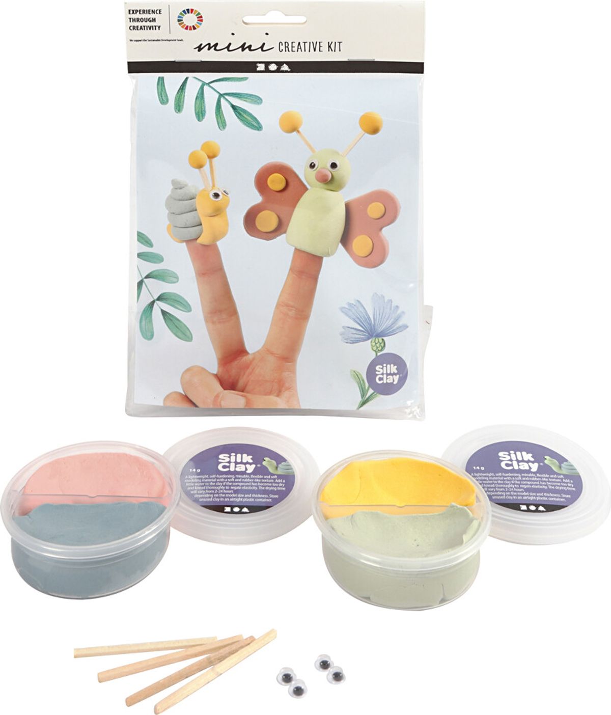 Silk Clay - Diy Kit - Fingerdukker