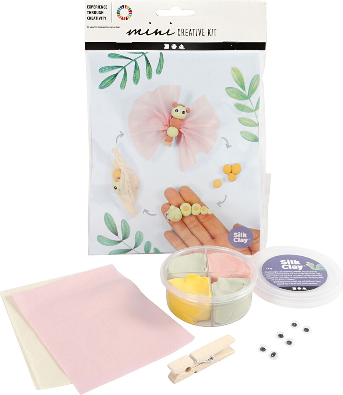 Silk Clay - Diy Kit - Sommerfuglens Livscyklus