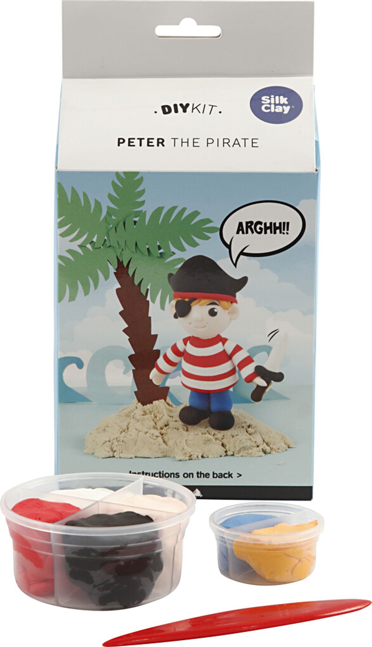 Silk Clay - Funny Friends - Diy Kit - Piraten Peter