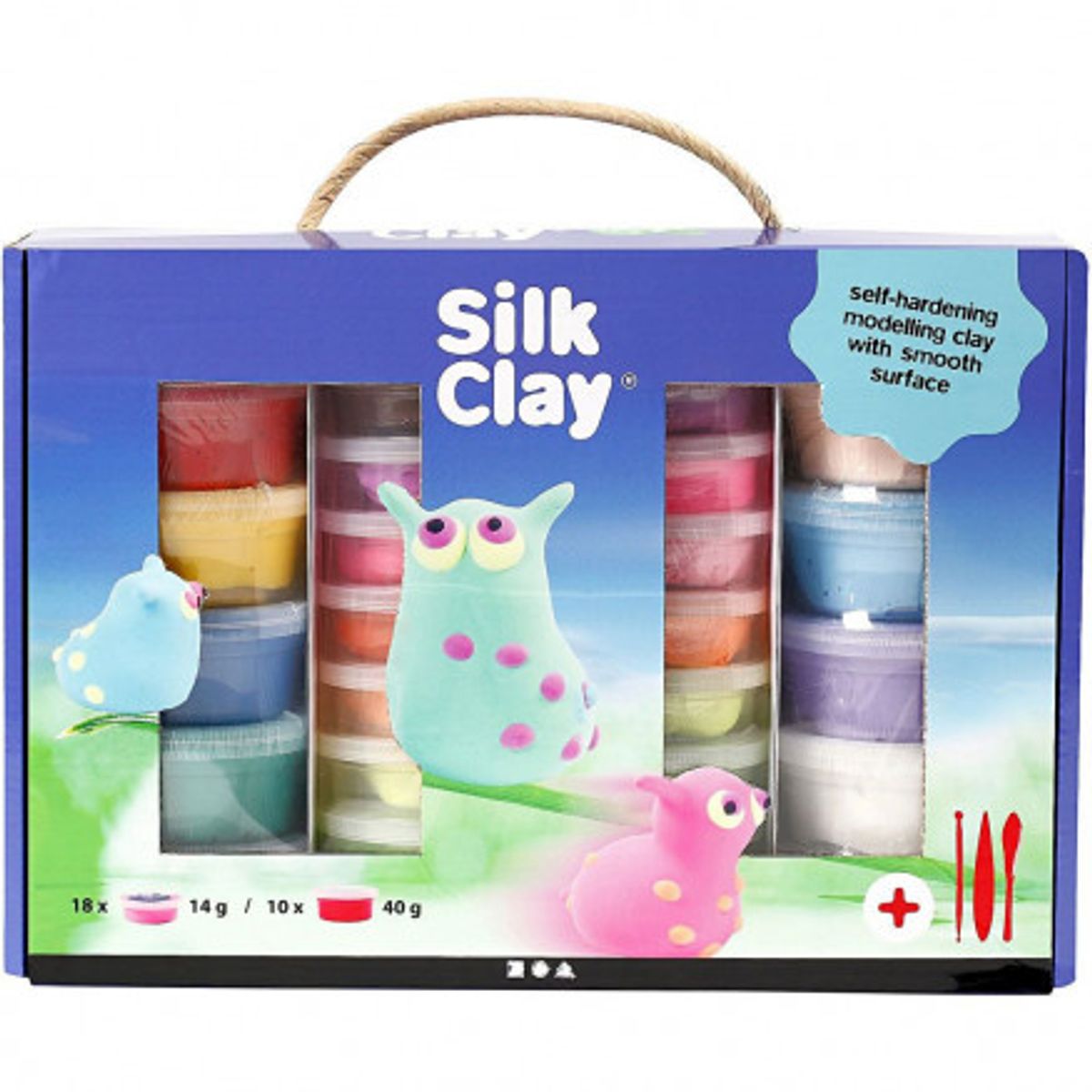 Silk Clay ® gaveæske, ass. farver, 1 sæt