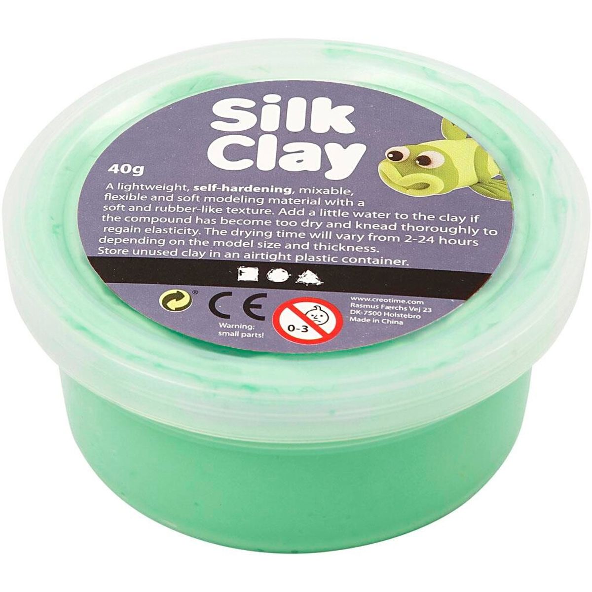 Silk Clay, lysgrøn, 40 g