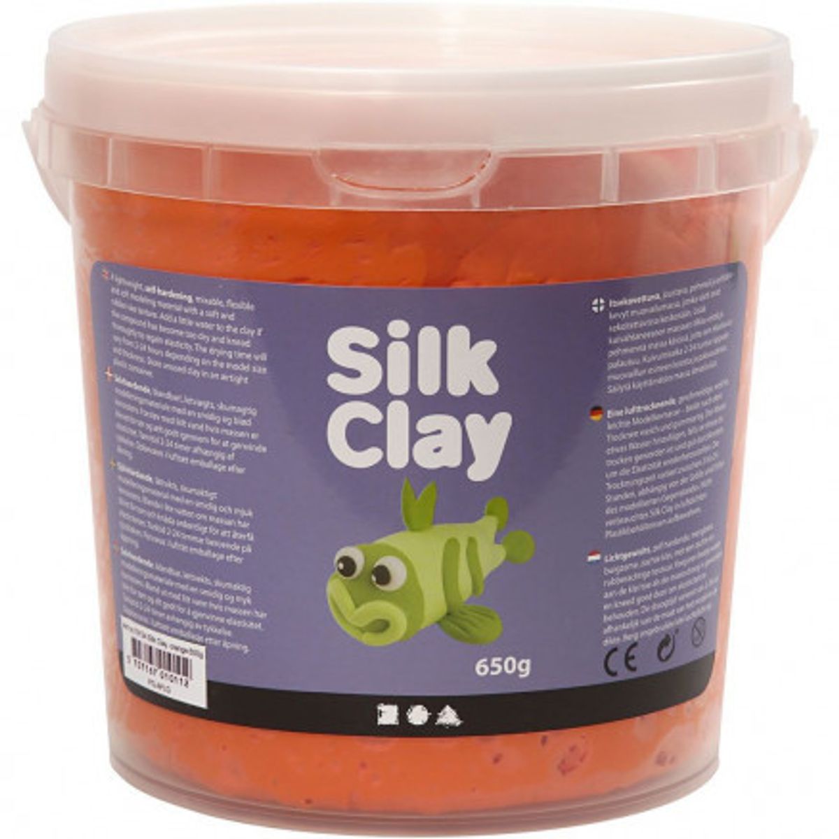 Silk Clay ®, orange, 650 g/ 1 spand