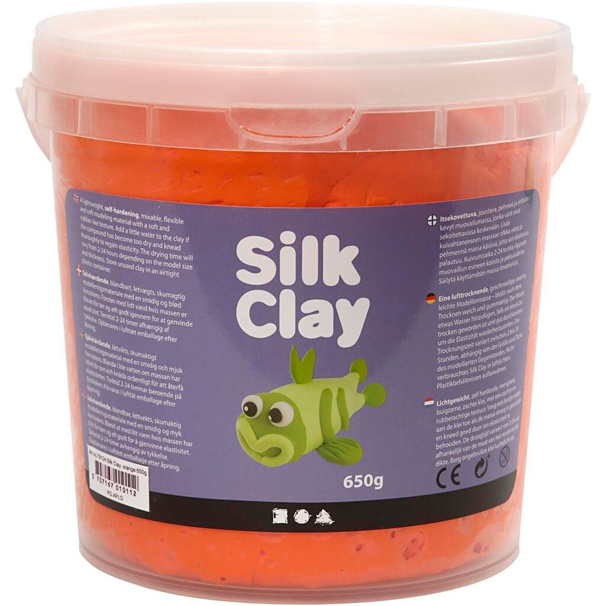 Silk Clay, orange, 650 g