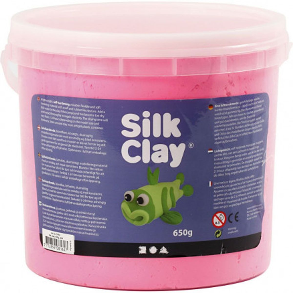 Silk Clay ®, pink, 650 g/ 1 spand