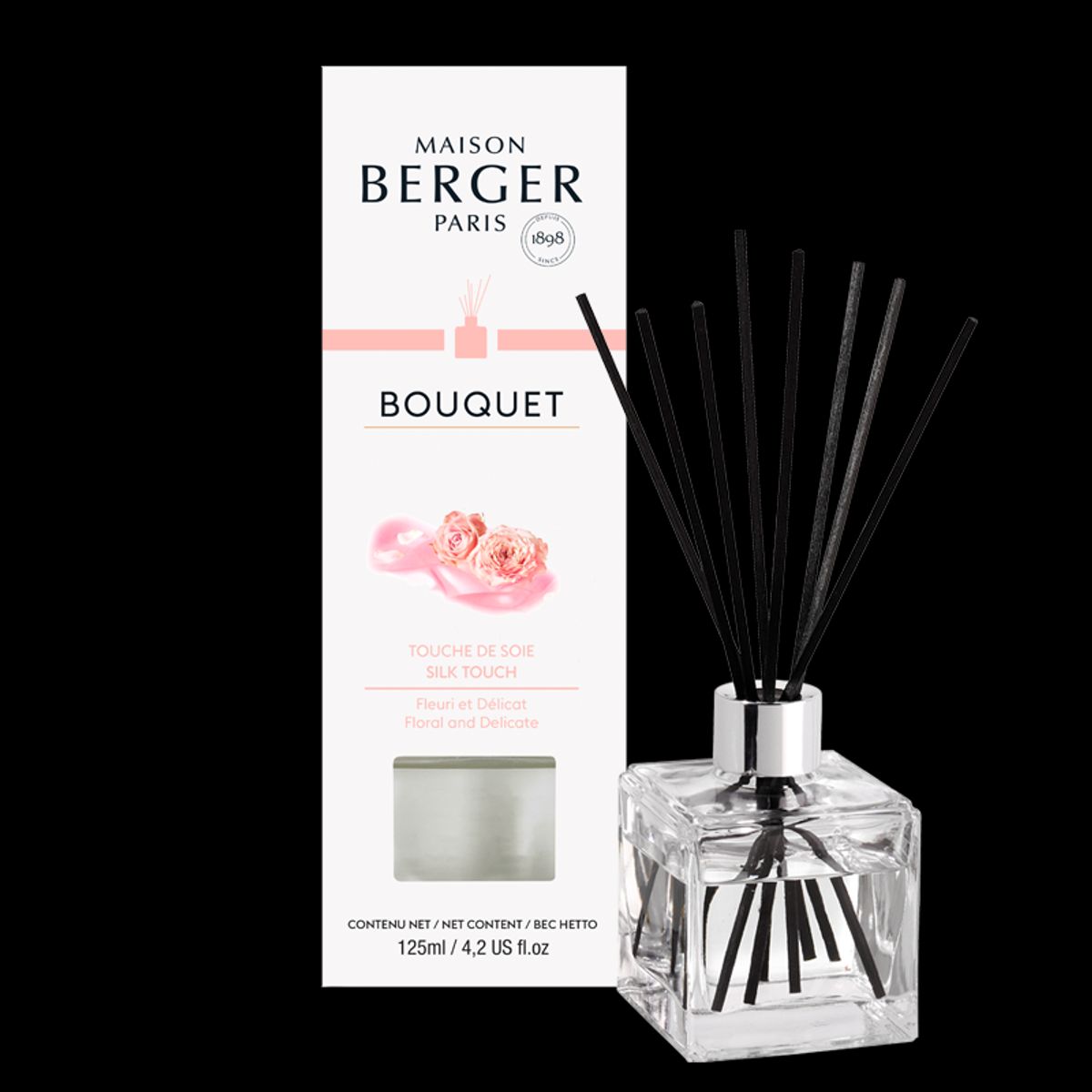 SILK TOUCH DUFTPINDE - CUBE SCENTED BOUQUET - MAISON BERGER PARIS - Scented Bouquet / Flakon m. Duftpinde - Maison Berger Paris - StudioBuus