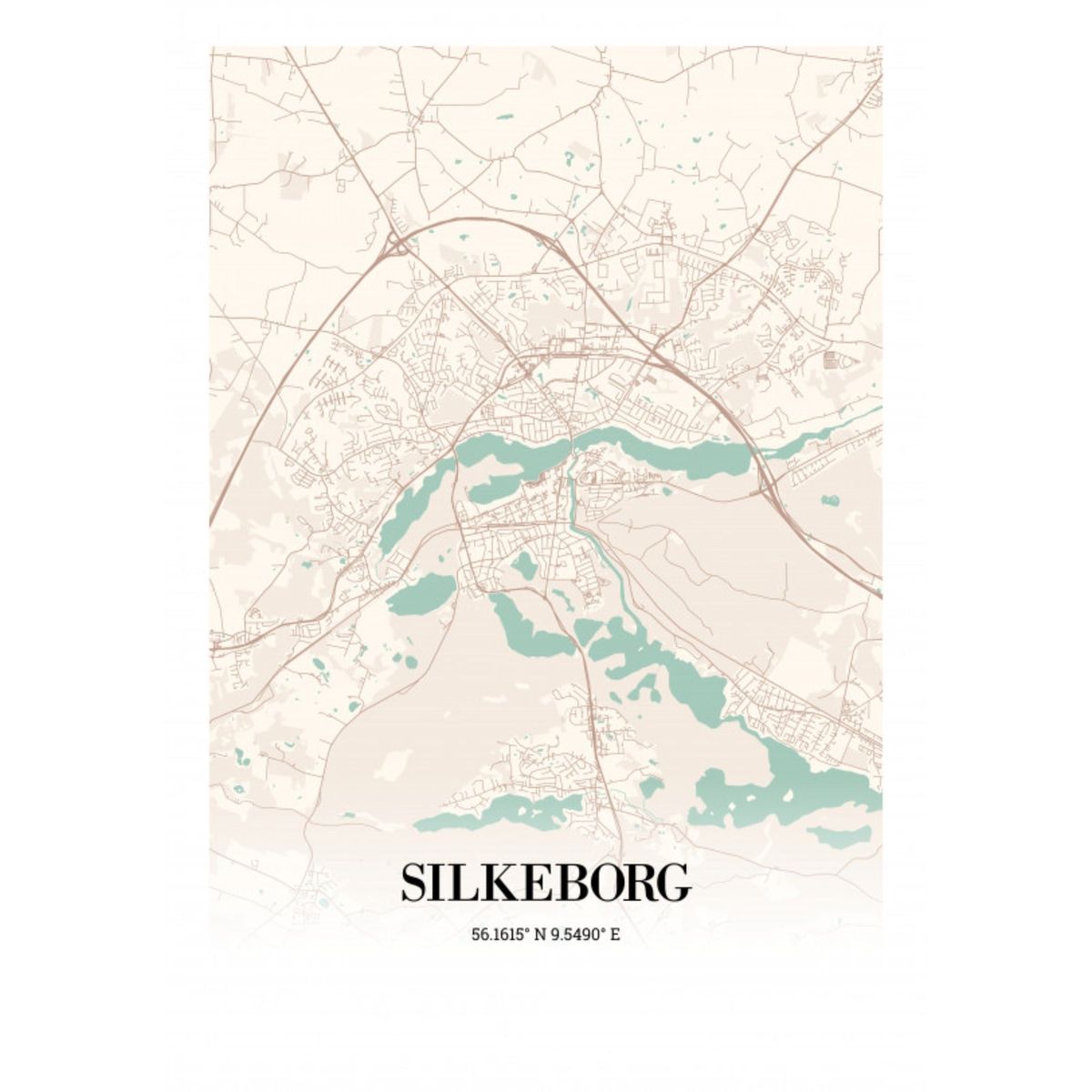 Silkeborg 30x42 cm (A3)