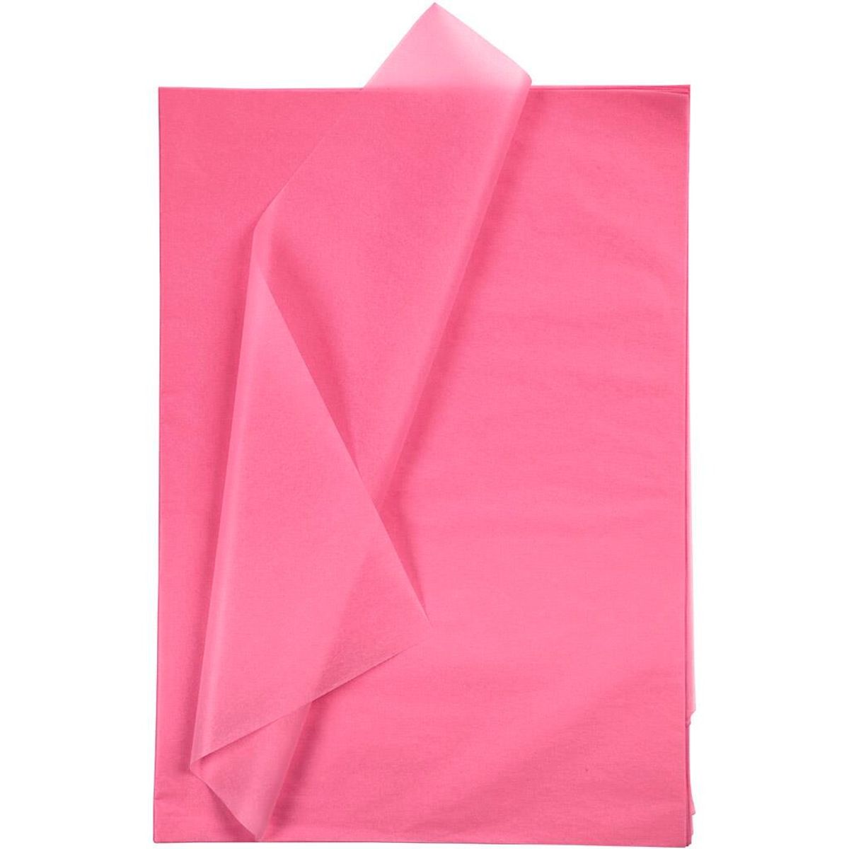 Silkepapir, ark 50x70 cm, pink, 25 ark