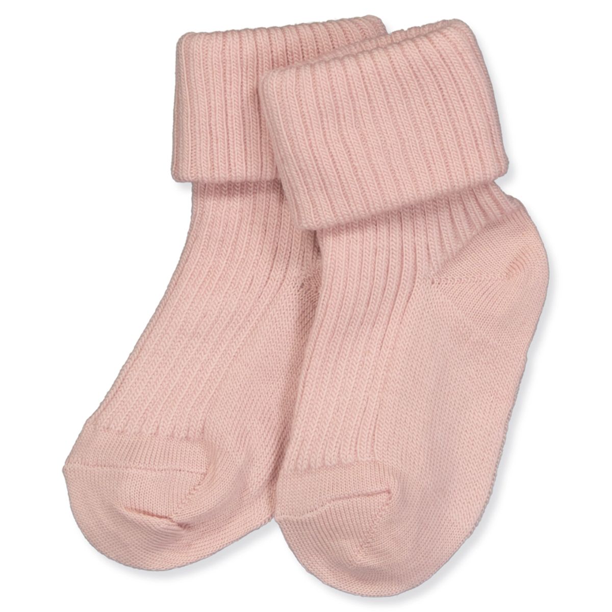 Silver pink uld babystrømper (17-18)