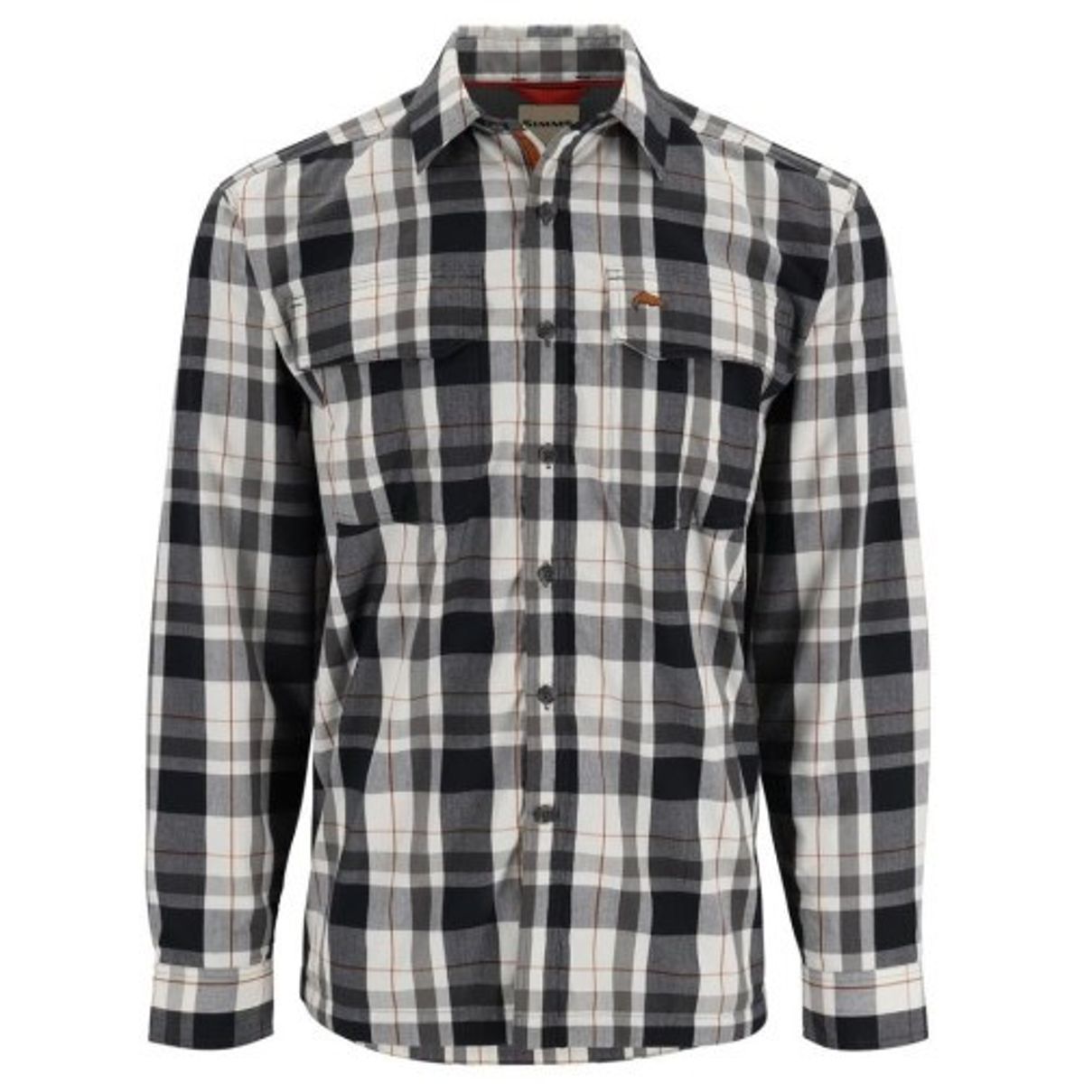 Simms Coldweather Skjorte Gunmetal Logan Plaid